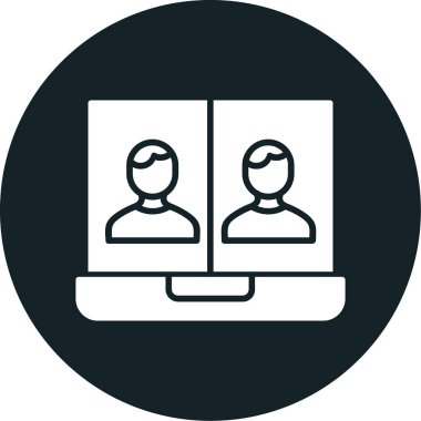 Modern eğitim ikonunun vektör illüstrasyonu