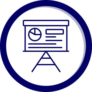 İş. Web simgesi basit illüstrasyon