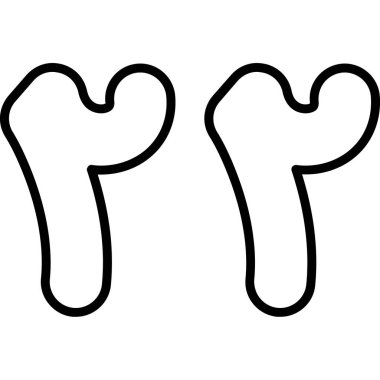 Kemik İkonları, taslak biçimi