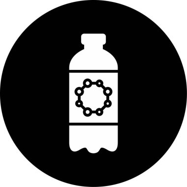 şişe simgesi vektör illüstrasyonu