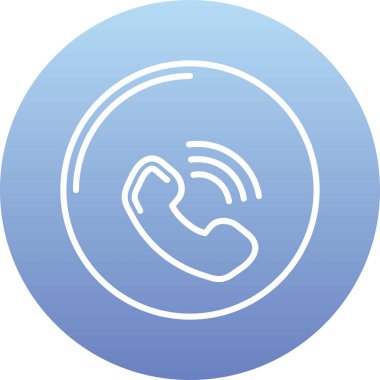 çağrı simgesi, vektör illüstrasyon tasarımı