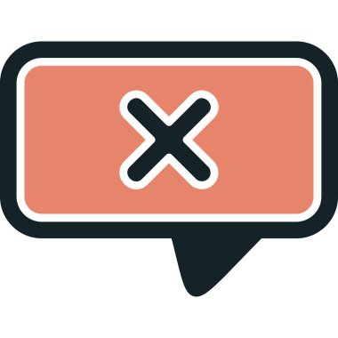 Konuşma baloncukları ikon vektör çizimi