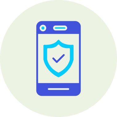 Akıllı telefon. Web simgesi basit illüstrasyon