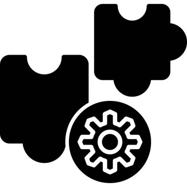 dişli simgesi hazır. vektör illüstrasyonu.