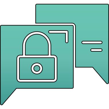 ikon vektör illüstrasyonunu kilitle