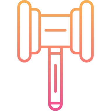 Dambıl. Web simgesi vektör illüstrasyonu