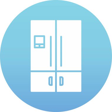 Moda Biçimli Dolap Simgesi İzole Arkaplan