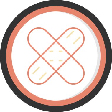 Tıbbın modern bir simgesinin vektör çizimi