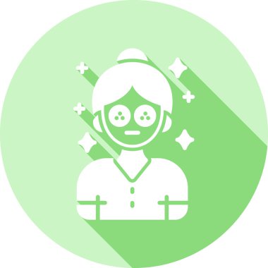 Hemşire simgesinin vektör illüstrasyonu