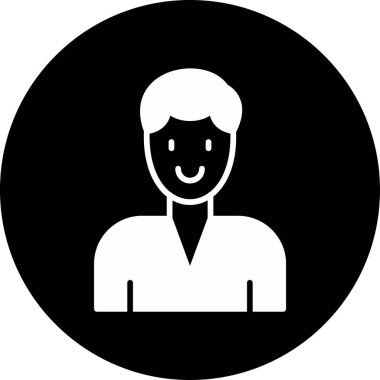 Avatar simgesi, vektör illüstrasyonu