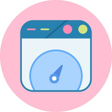 Modern simgenin vektör illüstrasyonu