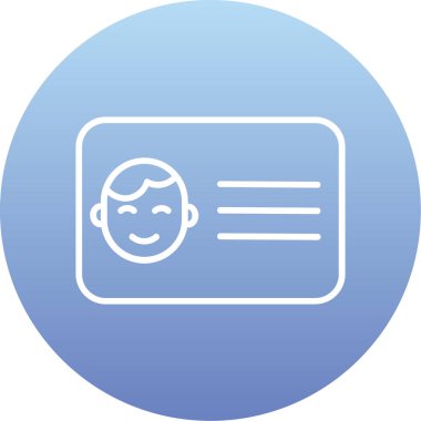 kart simge vektör çizim