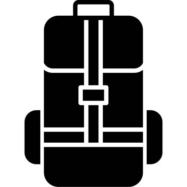 bagaj. Web simgesi basit illüstrasyon