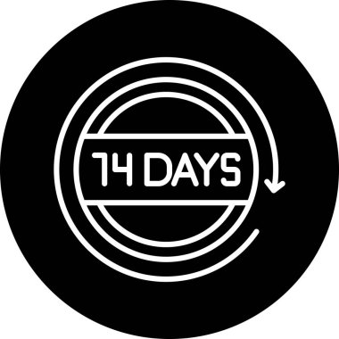 Modern simgenin vektör illüstrasyonu