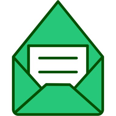 posta simgesi, illüstrasyon, basit tasarım