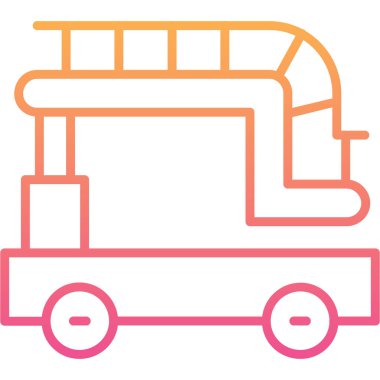 araba simgesi vektör illüstrasyonu