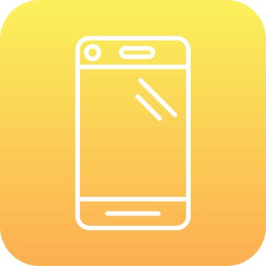 cep telefonu simgesi soyut arkaplan n üzerinde izole