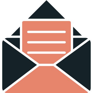 e-posta mektup simgesi düz biçimli