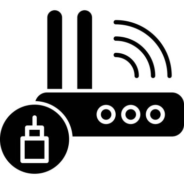 wifi simgesi vektör illüstrasyonu