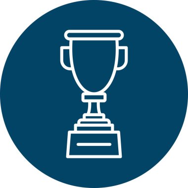 kupa simgesi vektör illüstrasyonu