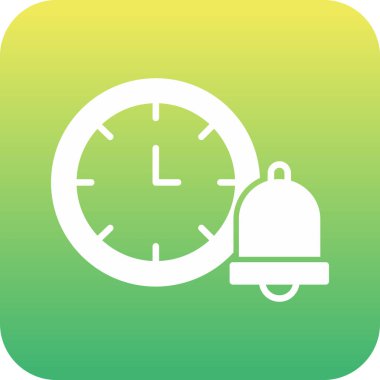 Alarm saat vektör simgesi