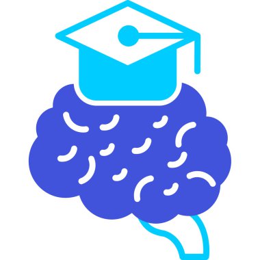 Bir beyin vektör çizim