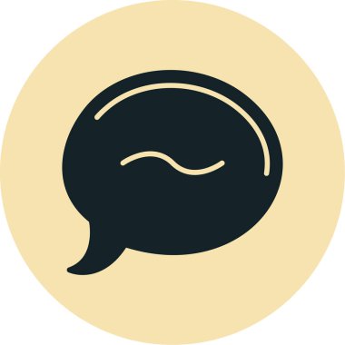 Konuşma balonu. Basit tasarım