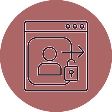 Kolayca düzenleyebilen kullanıcı hesabı vektör simgesi