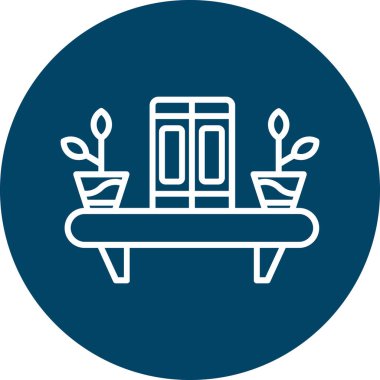 Modern simgenin vektör illüstrasyonu