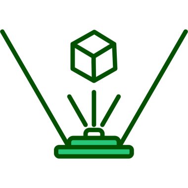 Modern yapı simgesinin vektör illüstrasyonu