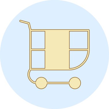 Çizgi film simgesinin vektör çizimi