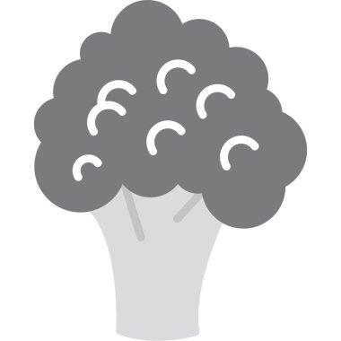 Beyin fırtınası bulut simgesi düz stil