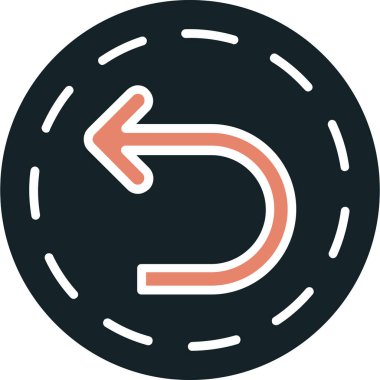 Yön ok simgesi. vektör illüstrasyonu