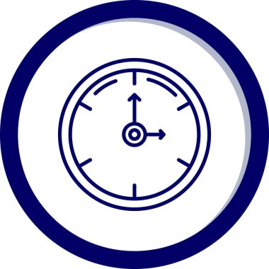 Bir pusula simgesinin vektör illüstrasyonu