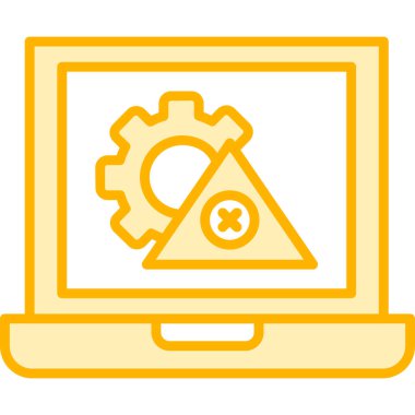 bilgisayar onarım simge vektör çizim