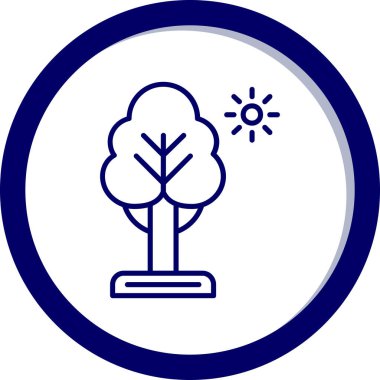 Ağacın vektör illüstrasyonu