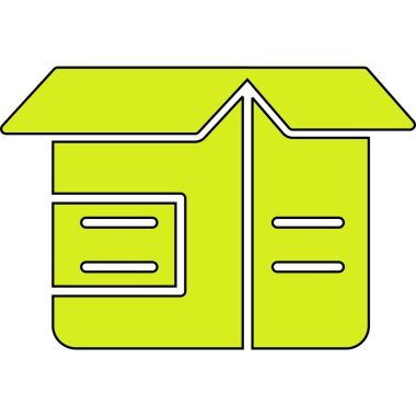 Bir ev simgesinin vektör illüstrasyonu