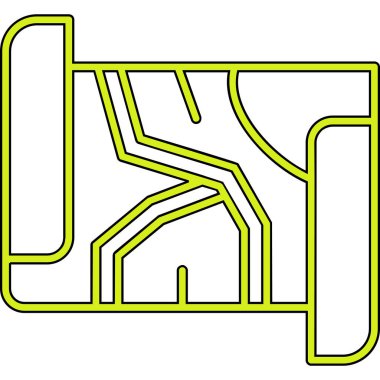 yeşil ve sarı harf