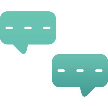 Konuşma baloncukları vektör illüstrasyonu