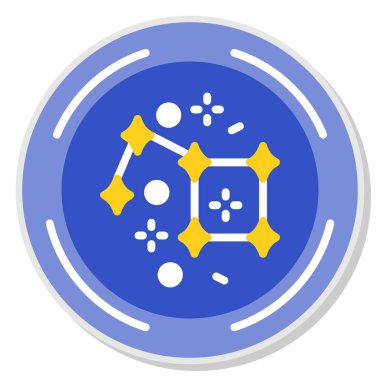 Virüs Web simgesi basit illüstrasyon