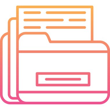 Yazıcı. Web simgesi basit illüstrasyon