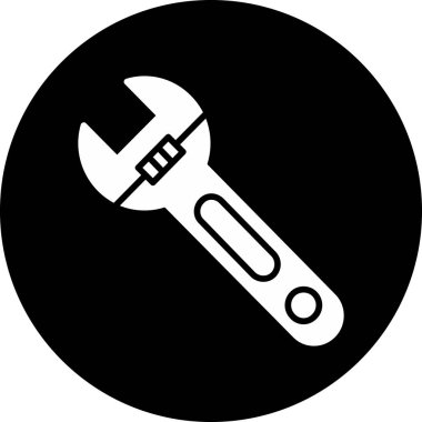 Tornavida. Web simgesi basit illüstrasyon