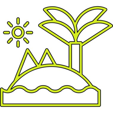 ziraat tarım ikonu dolu - ana hatlı biçimde-