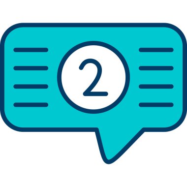 Konuşma baloncukları ikon vektör çizimi