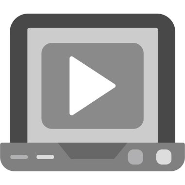 video oynatıcı simgesi, vektör illüstrasyon tasarımı