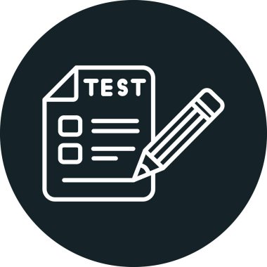 Deneme. Web simgesi basit tasarım