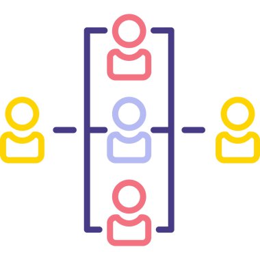 iş simgesi vektör illüstrasyonu