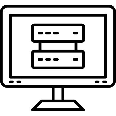 Laptop Bilgisayar. Web simgesi