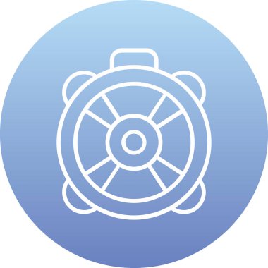 Teçhizat Web simgesi basit illüstrasyon