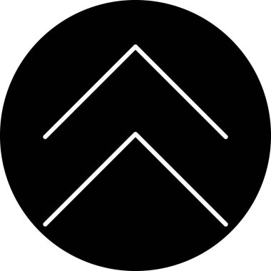 Yön yönü ok simgesi doldurulmuş - özet biçimi